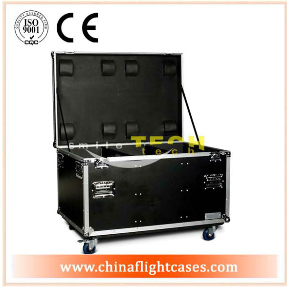 Heavy duty utility trunk flight case with 4inch caster