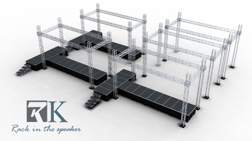 truss stage system