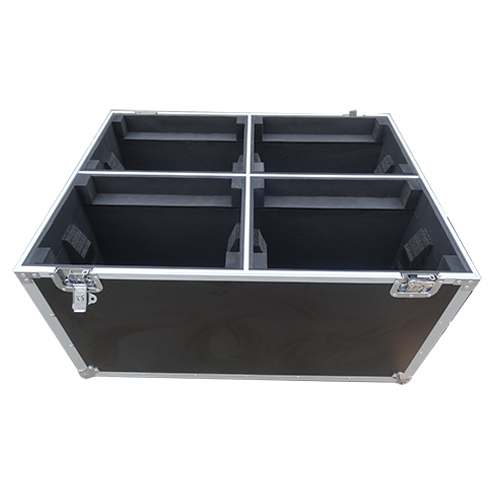 Durable 4 moving lighting flightcase with strong wheels