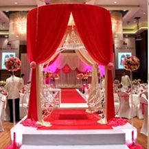 Wedding Decoration backdrop in Round roof style