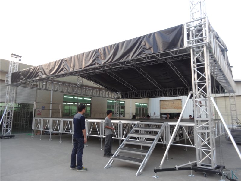 Aluminum Truss Circle Truss with stage for outdoors events